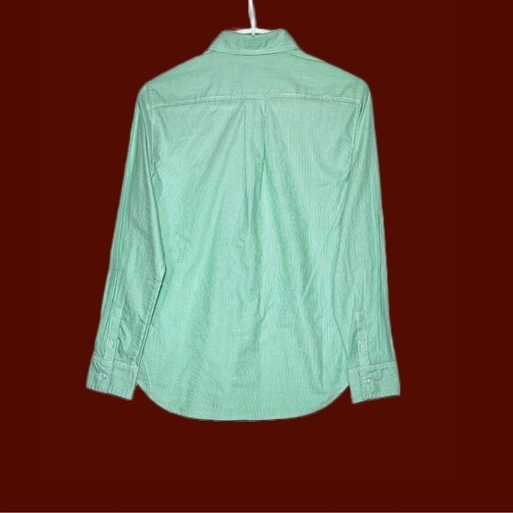 NWT Everlane Mint Pinstriped The Silky Cotton Relaxed Shirt, Oversized, Size 0 - Picture 7 of 14